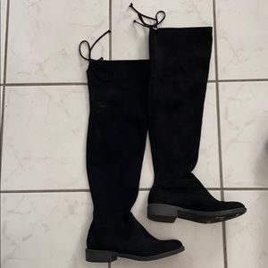 Suede OTK boots